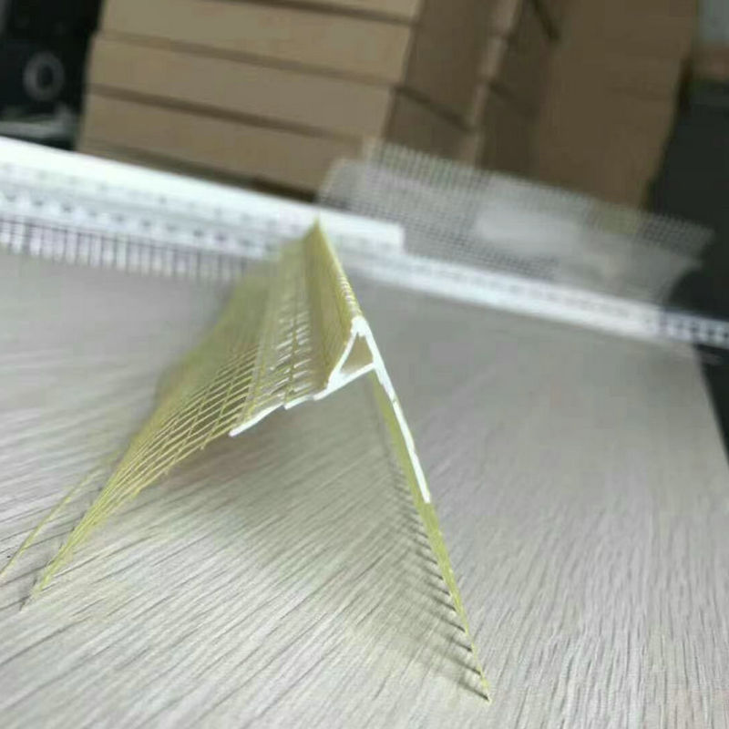 PVC鹰嘴滴水线护角阴阳角线带网滴水线外墙保温角带网防水找平