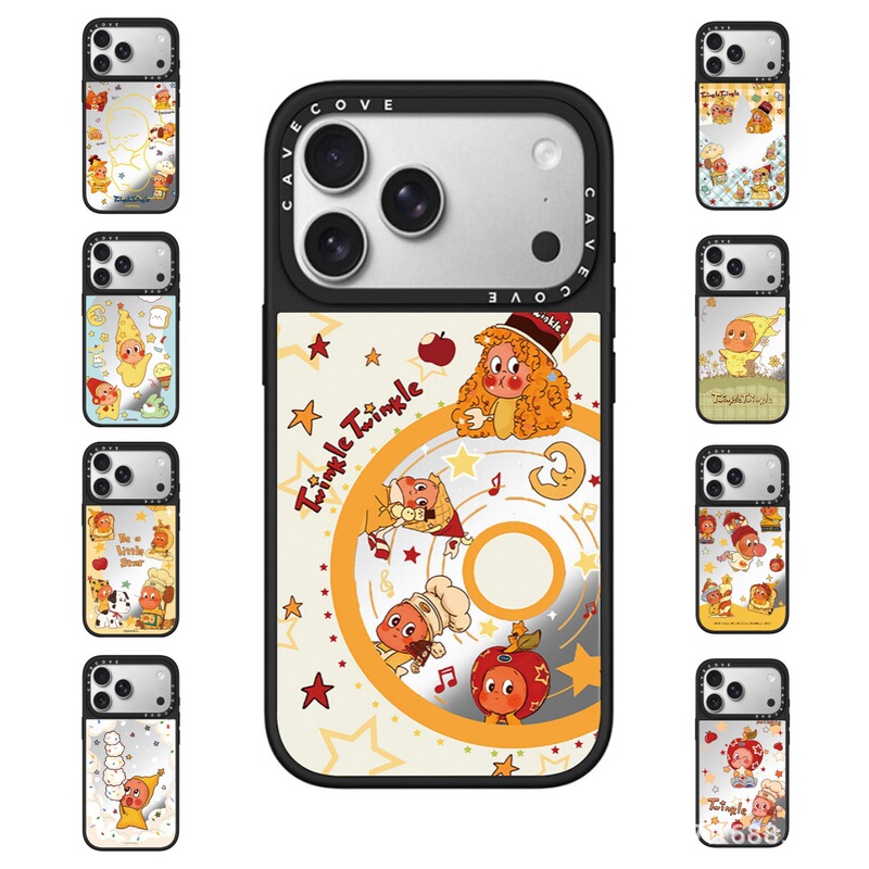 Magnetic Magsafe Star Man Player Case for Apple 17 Pro Max, 15 Pro, Cute 14 Transparent