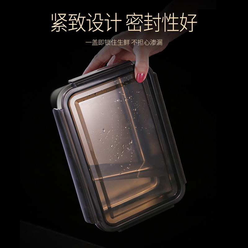 316 caja de almacenamiento de acero inoxidable puede calentar la caja de almuerzo de microondas caja de frutas caja de almuerzo congelada caja de almacenamiento