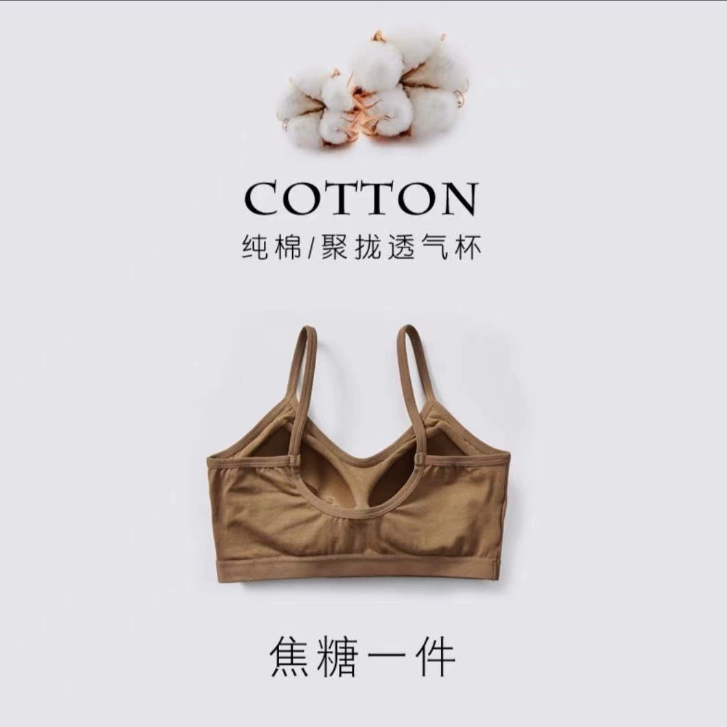 Wireless tank bra top, women's protective underwear, beautiful back, sizes S–XL