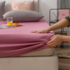 全棉纯棉床笠单件1.8米2米纯色保护套单双人床罩固定床垫套罩全包|ms