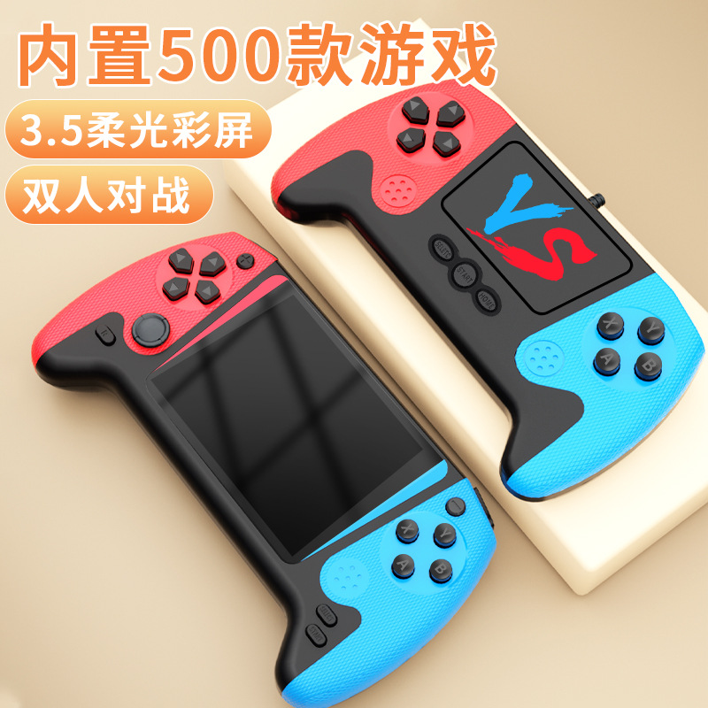 New Q21 Handheld Game Console Retro Classic Kidsren's Mini Portable Rocker 500 Double Handheld Game Consoles