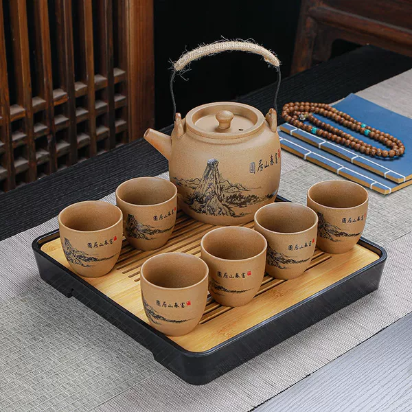 Fuchun Shanju-7-piece set + tea tray