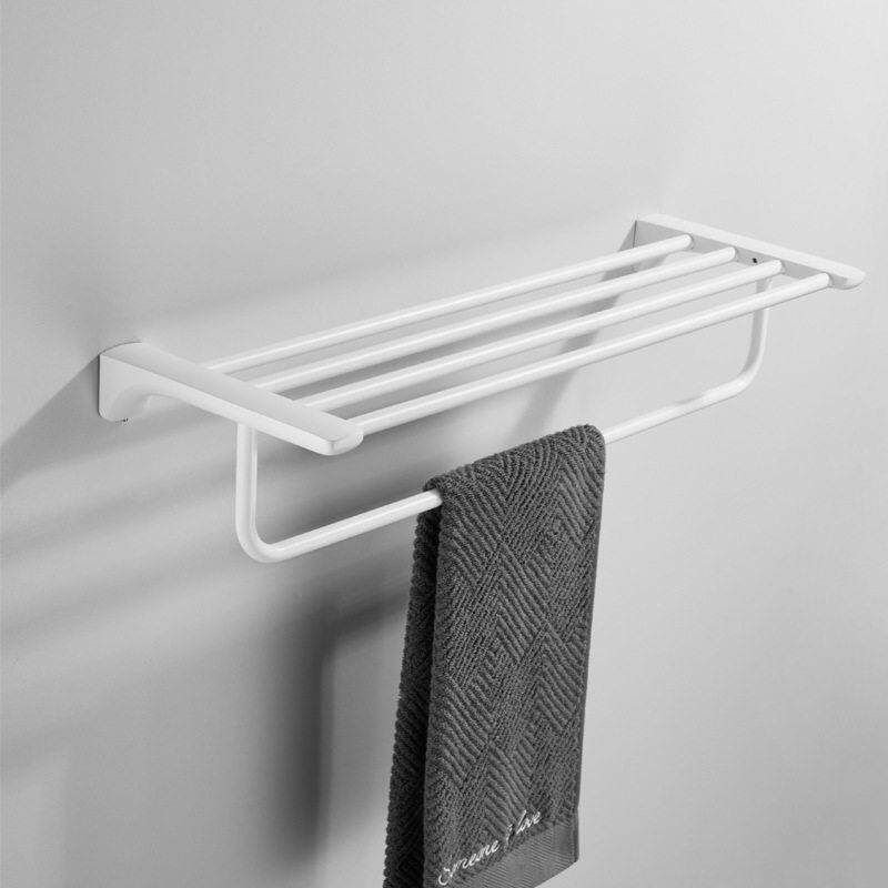 304 Stainless Steel Towel Rack, No-Drill Bathroom Storage Rack, Wall-Mounted Bathroom Towel Bar, Bathroom Accessories 304 Stainless Steel Towel Rack, No-Drill Bathroom Storage Rack, Wall-Mounted Bathroom Towel Bar, Bathroom Accessories