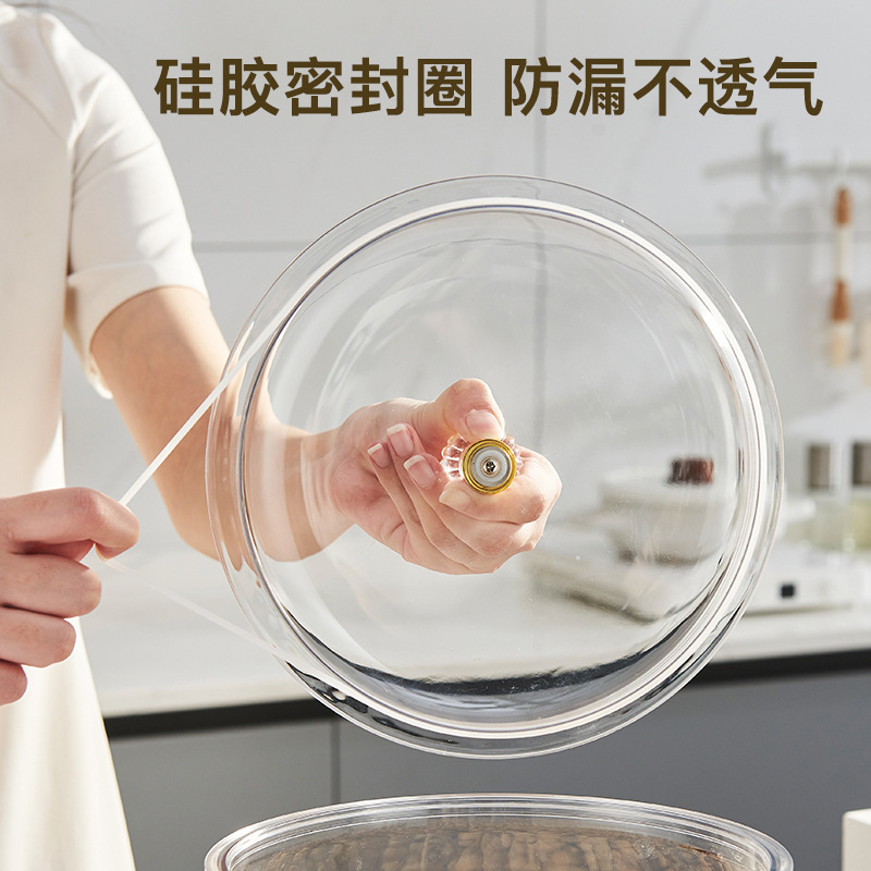 家庭用密封缶多機能用防虫防湿密封米桶雑穀ナッツ茶葉乾燥貯蔵タンク卸売り|undefined