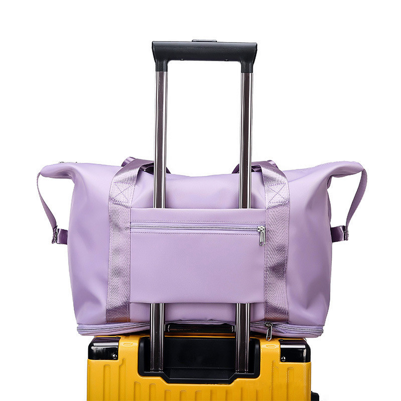 Nueva bolsa de hombro de mano deportiva de separación seca y húmeda, bolsa de fitness de yoga, bolsa de viaje de gran capacidad, bolsa de lona