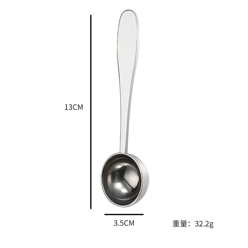 Acero inoxidable café leche té utensilios de cocina cuchara cuantitativa cuchara de polvo cuchara de condimentos herramientas de cocina de horneado cuchara cuantitativa