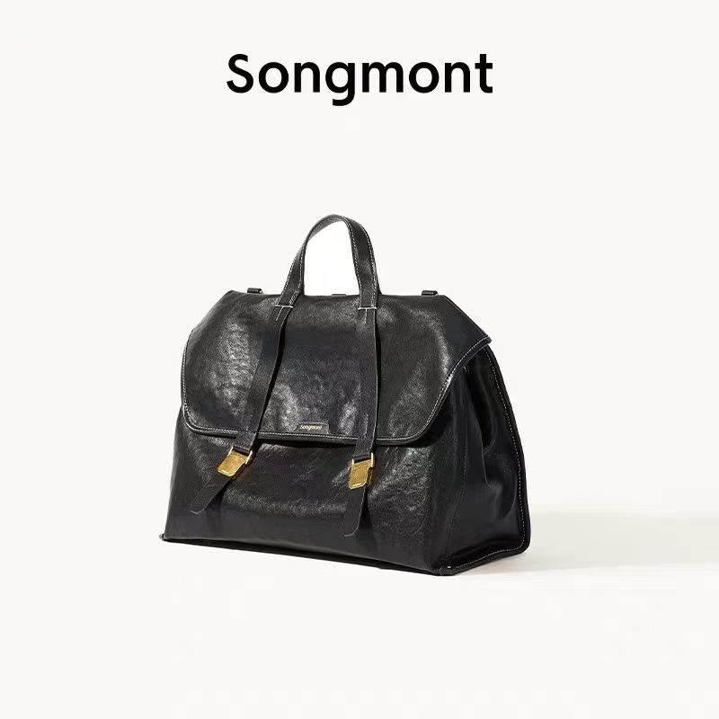 Designer Travel Briefcase Backpack Old Flower Style For Men_voghion.com