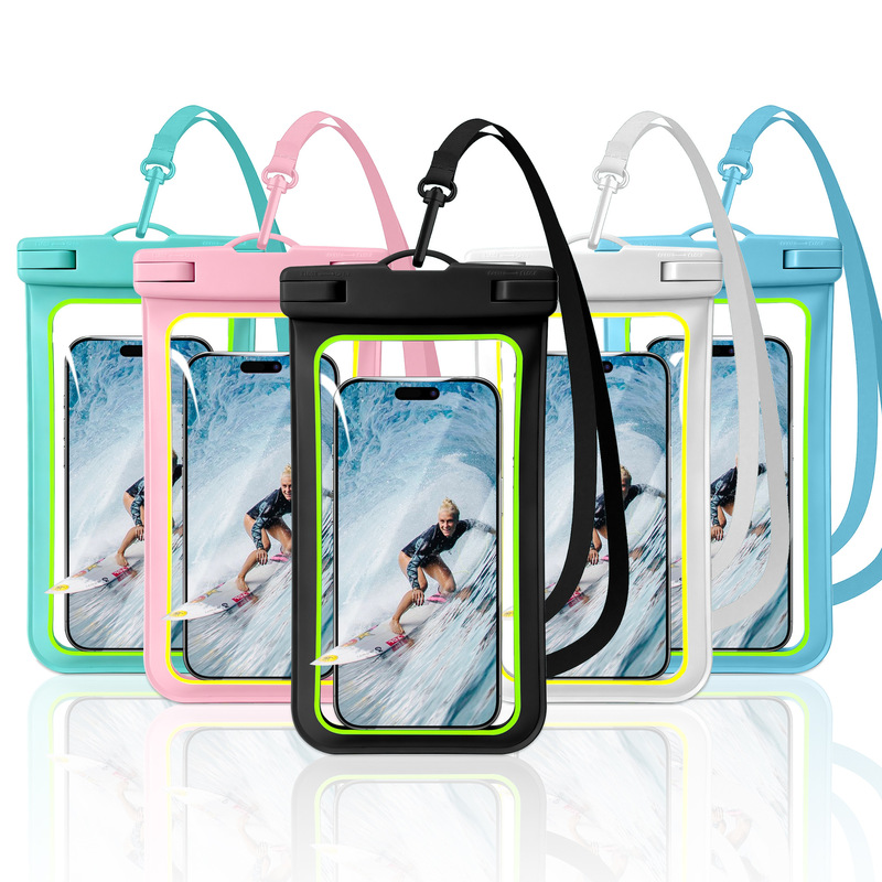 New outdoor reflective waterproof phone pouch, suitable for swimming, rafting, and water activities; IPX8 waterproof phone case for storage and protection New outdoor reflective waterproof phone pouch, suitable for swimming, rafting, and water activities; IPX8 waterproof phone case for storage and protection
