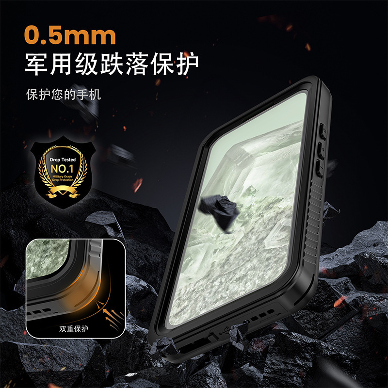 Suitable for Google 8/8/8/7/6 Waterproof Case, Outdoor Diving Anti-Fall and Shockproof Mobile Phone Case
