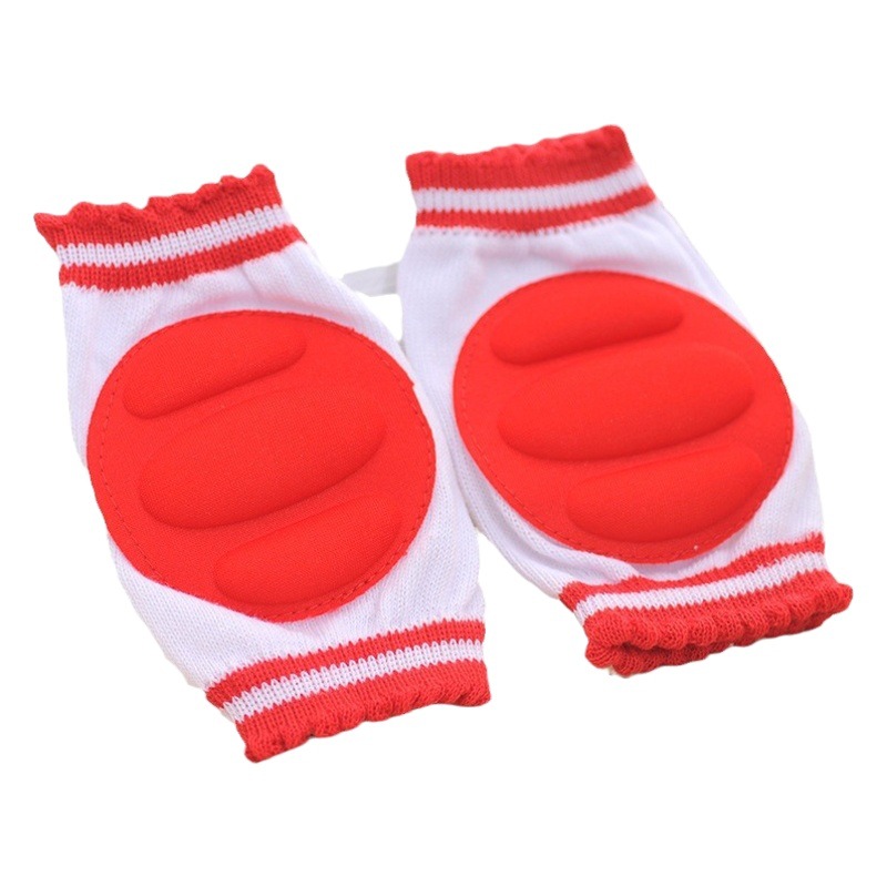Rodillera para niños verano transpirable malla esponja bebé gateando niño resistente a la caída anti-golpe bebé codo pad Calcetines
