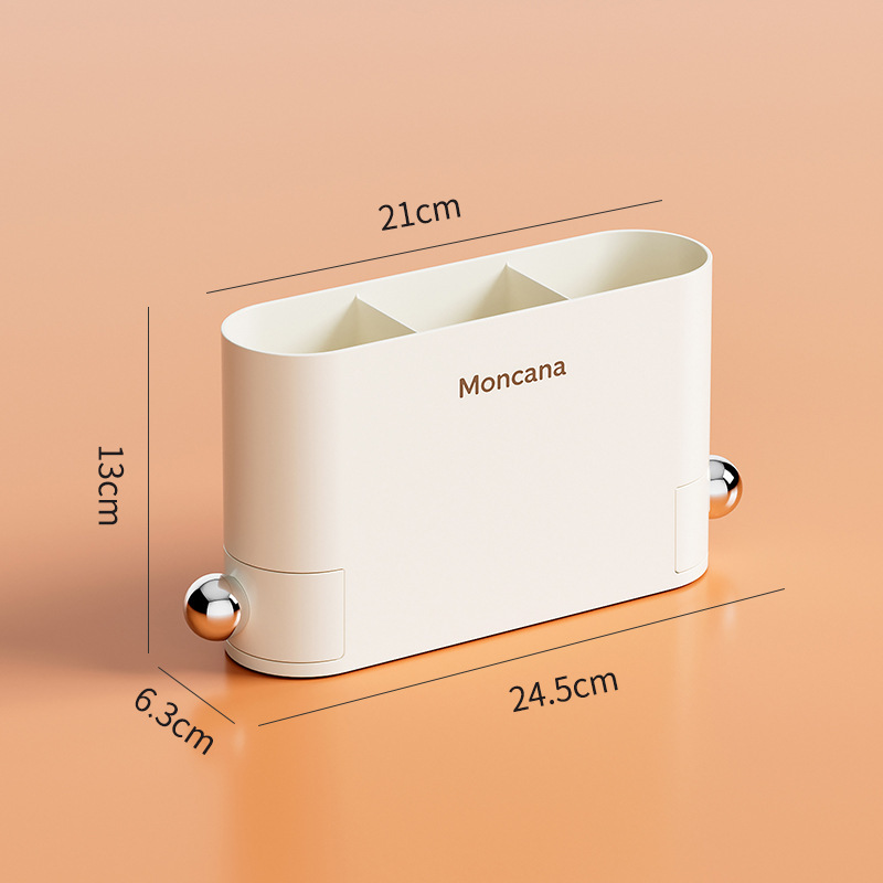 El escritorio de la Oficina del bolígrafo contiene cajas, estantes de papelería multifuncionales para estudiantes, estantes creativos de bolígrafos de gran capacidad.