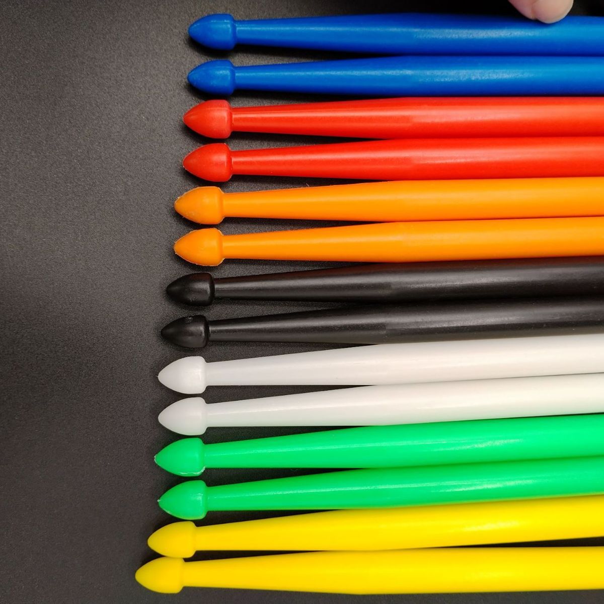 Color palillo de nylon color palillo de plástico palillo brillante luz 5A