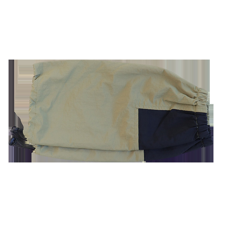 Mangas de delantal doméstico transfronterizas secado rápido tela elástica cuerda de dibujo elástica ajustable torre de terciopelo mangas de delantal impermeable