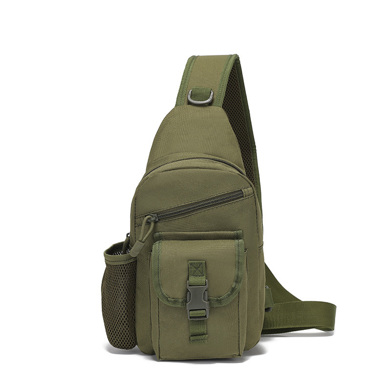 Nuevo producto al aire libre bolso deportivo militar bolso de campamento bolso de montaña caminante bolso de camuflaje pequeño bolso de pecho transfronterizo