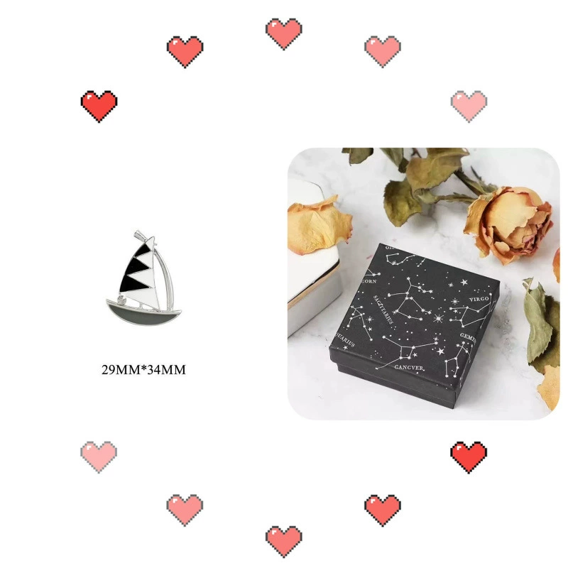 Лодка, брошь, значок, булавка, аксессуар, рюкзак для учеников начальной школы, упаковка, украшения, подарок на день рождения