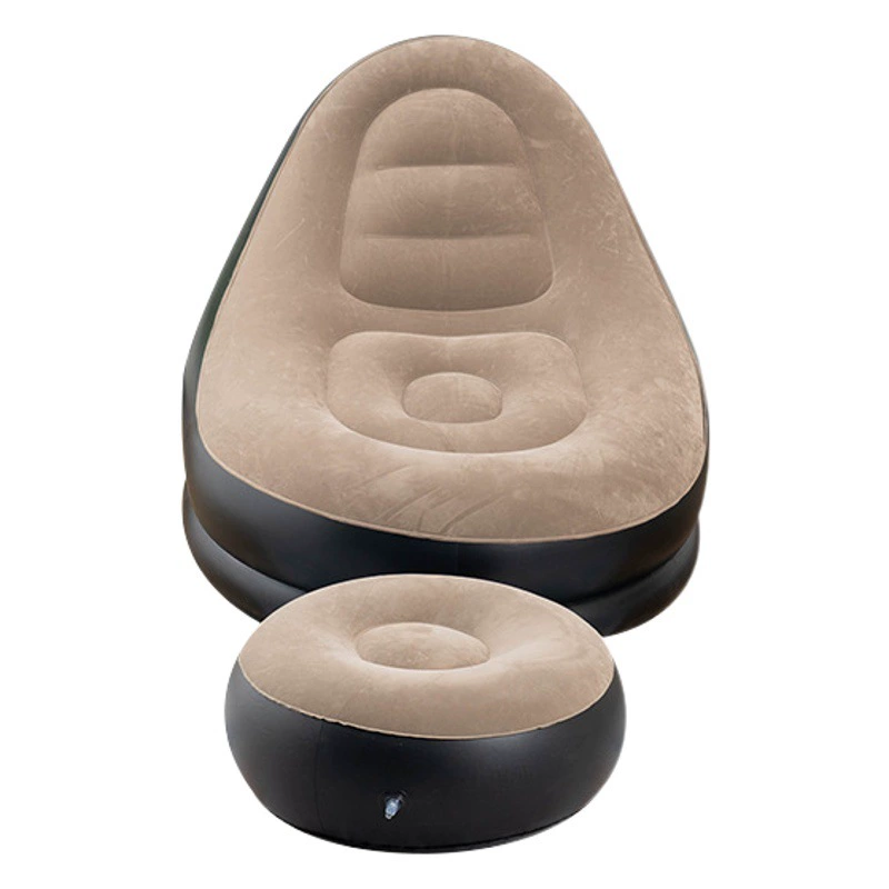 Новый утолщенный надувной диван-мешок с подставкой для ног, складное портативное кресло для отдыха на открытом воздухе, одиночное татами