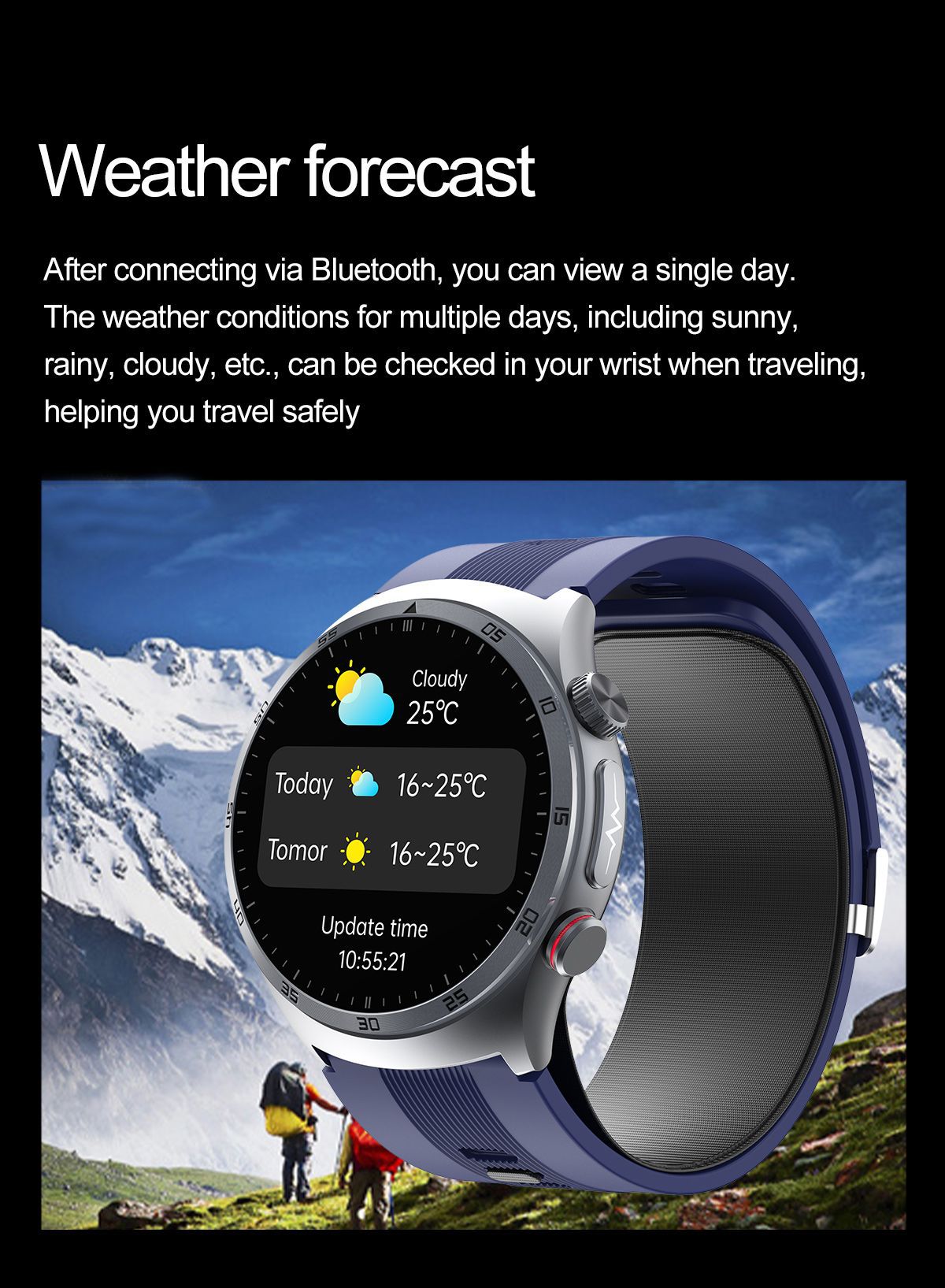 The 2025 new S25 smartwatch, air pump, blood pressure, heart rate, blood oxygen, blood sugar, uric acid, body fat, Bluetooth call undefined