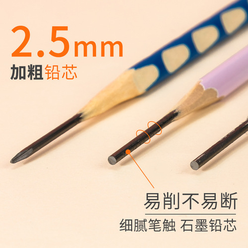 Deli stationery children's HB pencil paper box student 2B pencil primary school writing pen painting sketch pen wholesale