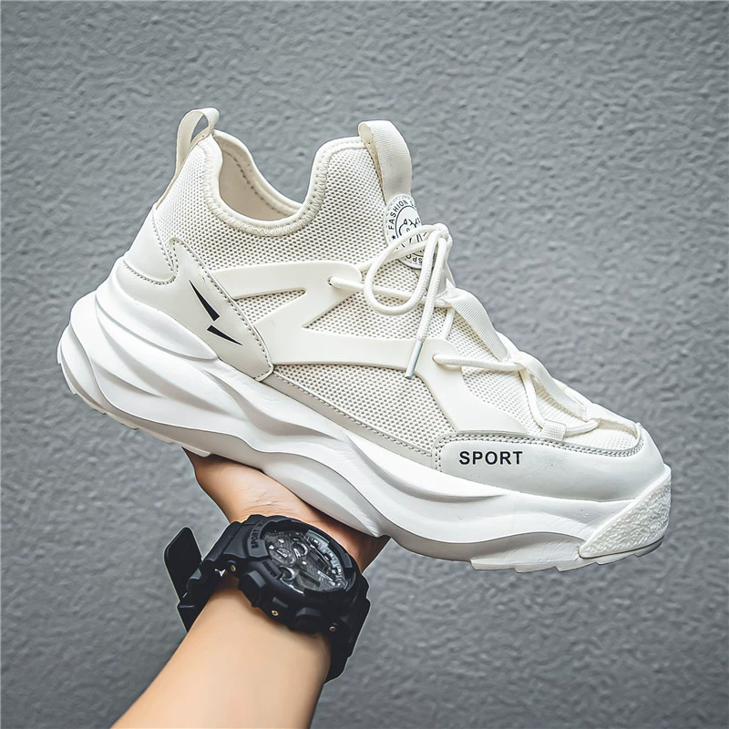 Мужские кроссовки 2024 летние новые повседневные dadshoes дышащие сетчатые кроссовки модные повседневные спортивные кроссовки подростки беговые кроссовки