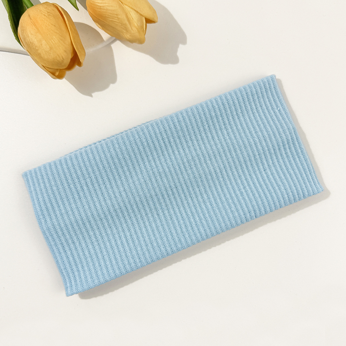 Europeo y americano Amazon color sólido de punto banda de pelo coreano banda de Pelo elástico deportes fitness diadema transfronteriza Venta caliente accesorios para el cabello