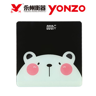 Factory Direct supply creative cartoon scale office home cute bear weight scale student girl body fat scale wholesale