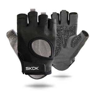 Fitness gloves men's sports women's equipment training horizontal bar pull-up exercise half finger non-slip breathable riding gloves