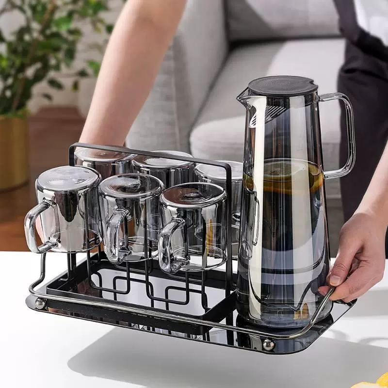 Capacious glass teapot, high quality tea for home use, set
