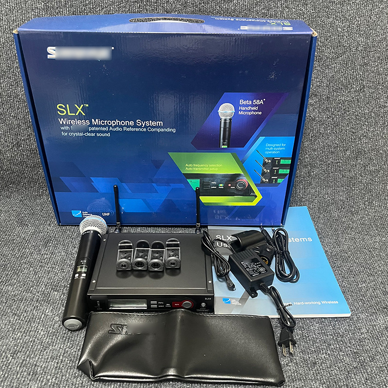 Simsiz mikrofon dəsti SLX4 Beta58A səhnə üçün