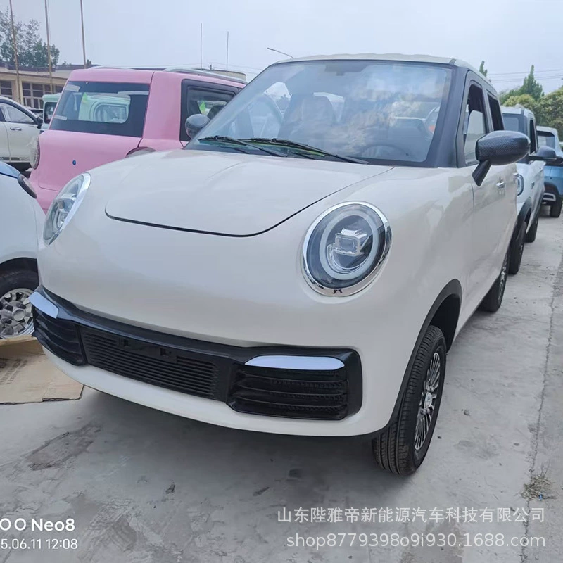 Электрический четырехколесный автомобиль для женщин для перевозки детей на работу и поездок, новый энергоэффективный низкоскоростной электромобиль для взрослых.