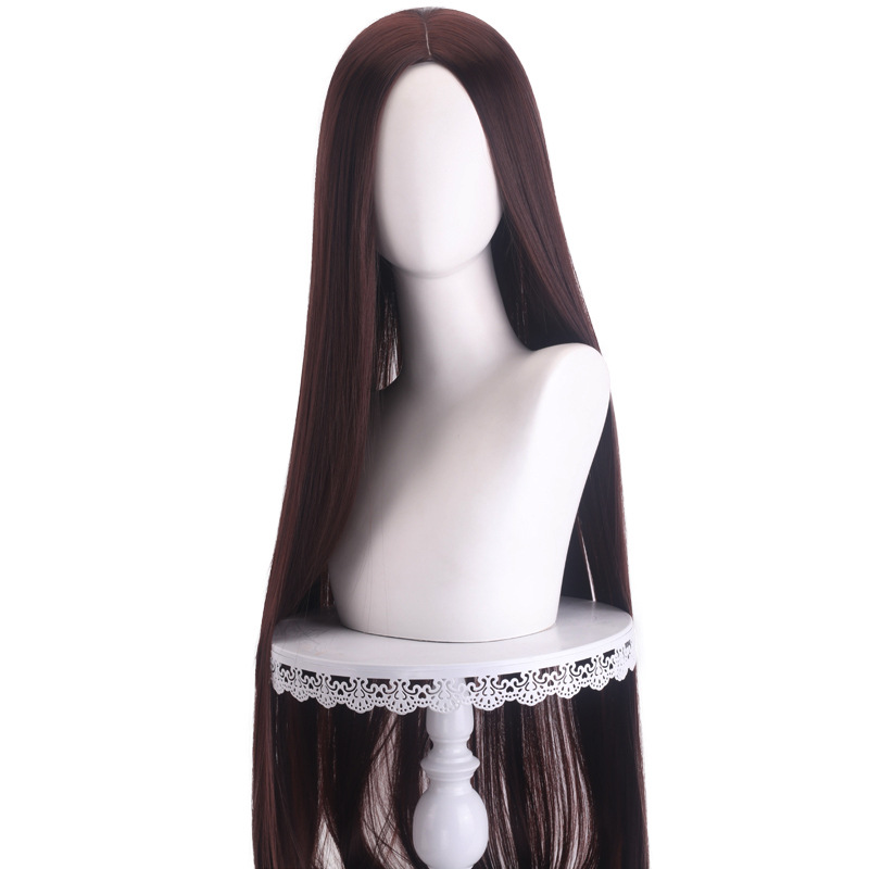 Women's Elegant Party Stage Cosplay High Temperature Wire Centre Parting Long Straight Hair Wigs display picture 1