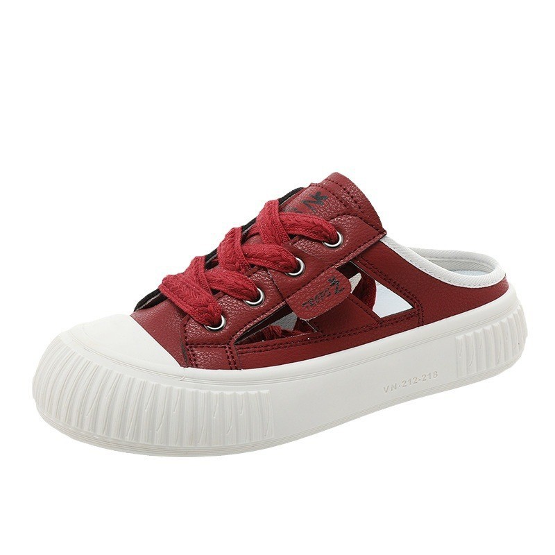 Yb5105 Nuevo modelo sin cordones, de malla, estilo veraniego, transpirable, con suela gruesa y que aumenta la altura._voghion.com