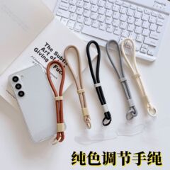 携帯電話のリストバンドの短い高級伸縮は多機能の盗難防止の鍵を調節することができます。