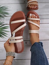 T 76540 Retro Flat Beach Slippers ����ƽ����Ь �羳ŷ��