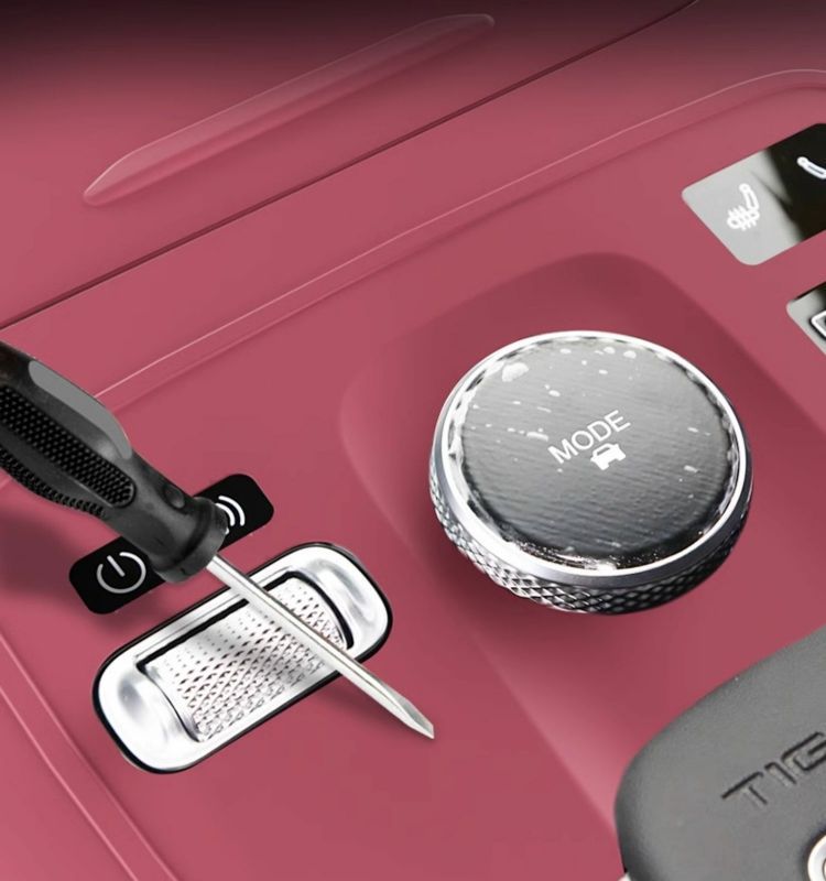 Center Console Silicone Pad for Chery Tiggo 9 Interior Decoration