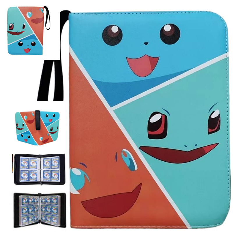 FUENTE fabricante en stock suministro baokemeng juego tarjeta colección libro Magic Baby Tarjeta de cremallera libro de almacenamiento