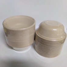 500ml打包沙拉圆碗甘蔗渣16盎司碗一次性纸浆环保可降解餐具