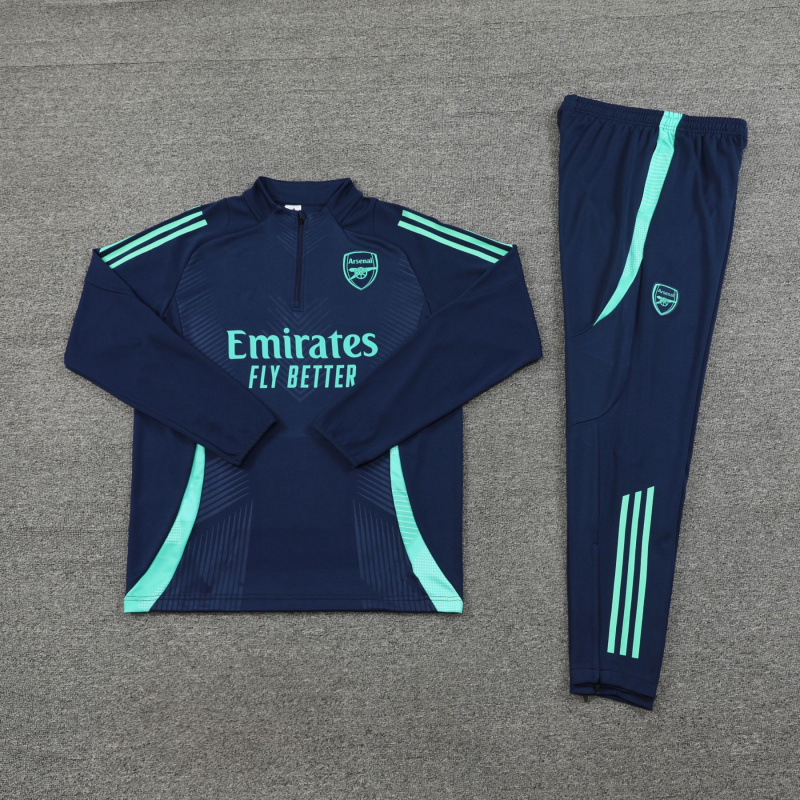 Jugadores fanáticos trajes de entrenamiento de mangas largas Real Madrid trajes de adultos Barcelona Arsenal camiseta de medio tracción Manchester City Juve image 18
