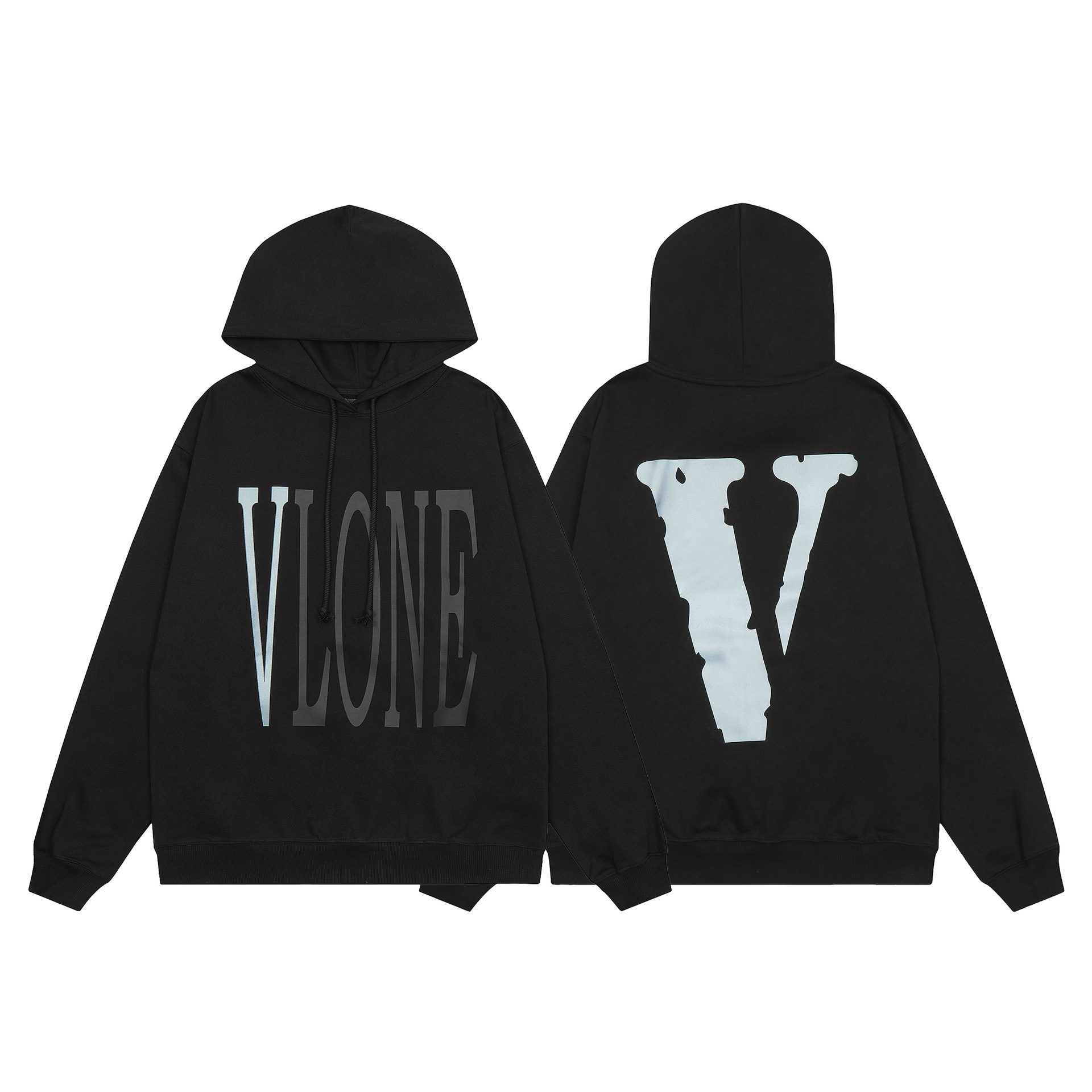 Exterior solo Vlone FOG mosaico AMIGOS elemento estilo Americano grande V serie con capucha suéter pesado