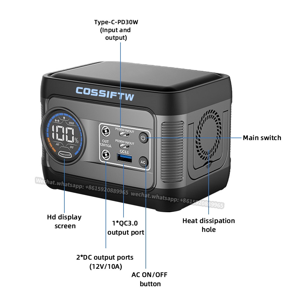 Transfronterizo 110V 220V mini fuente de alimentación inalámbrica de almacenamiento de energía 100W mini fuente de alimentación portátil de carga rápida