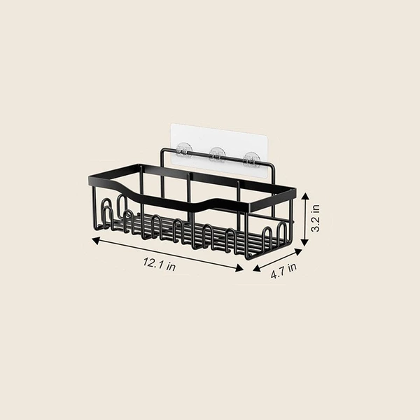 10 hook bathroom rack small