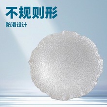 欧式婚礼酒店派对节日一次性装饰点心水果塑料盘charger plate