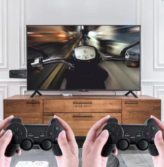 M8 HDMI máquina de juego en casa U Bao TV máquina de juego HDMI HD inalámbrico Arcade Rocker máquina de juego retro