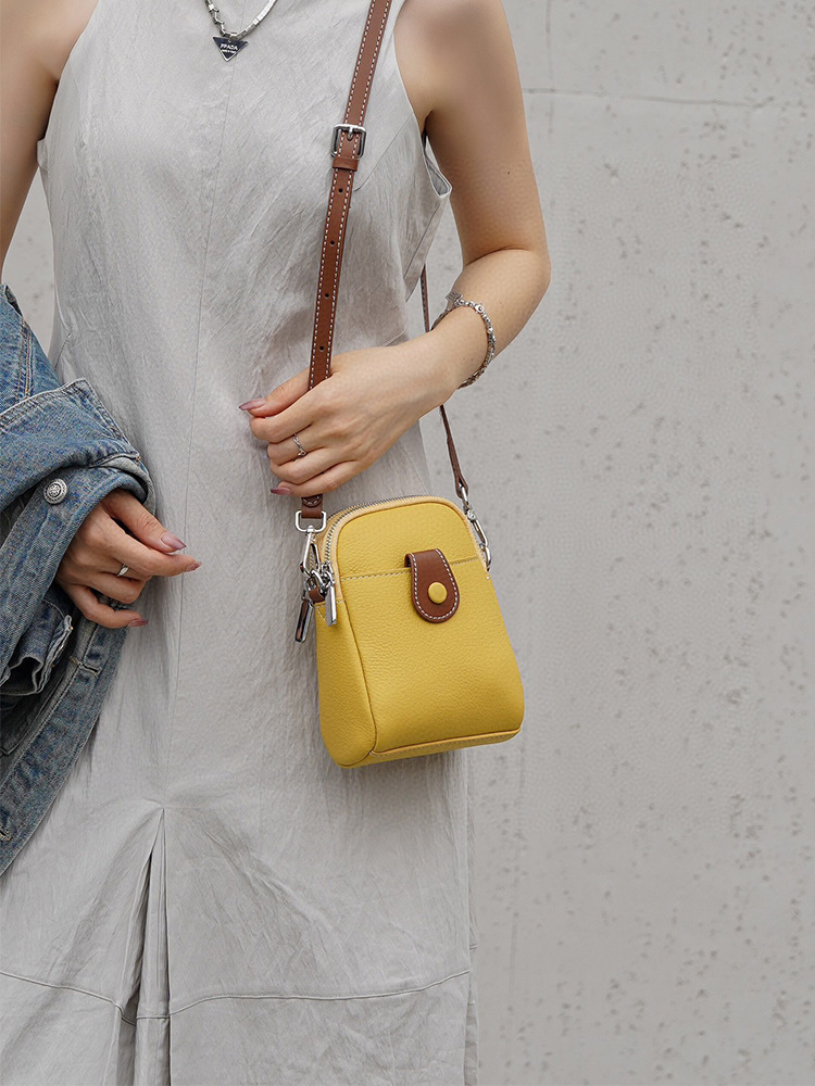 노란색 (첫 번째 레이어 소 가죽)