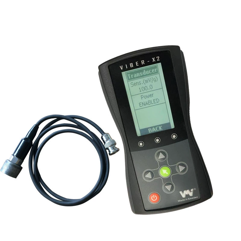 Ручной VIBERX2 вибрационный детектор амплитуды измерения пикового пикового значения измерения смещения