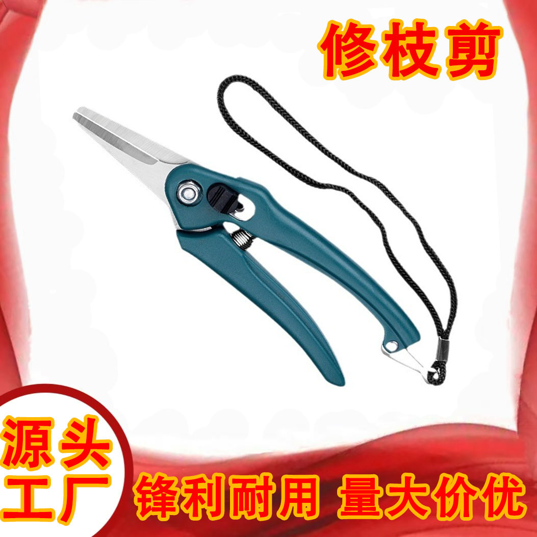 便携采果剪稀果疏花剪修花枝剪柑橘子 蔬果采摘摘果剪刀果枝剪