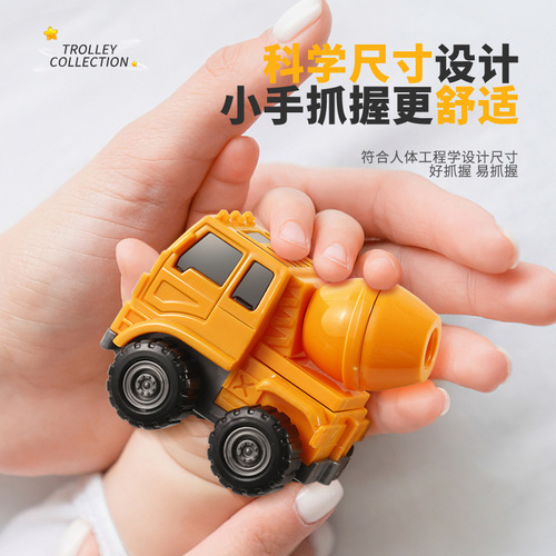 Children's engineering fleet simulation model aerospace rocket storage parking lot set boy toy car wholesale