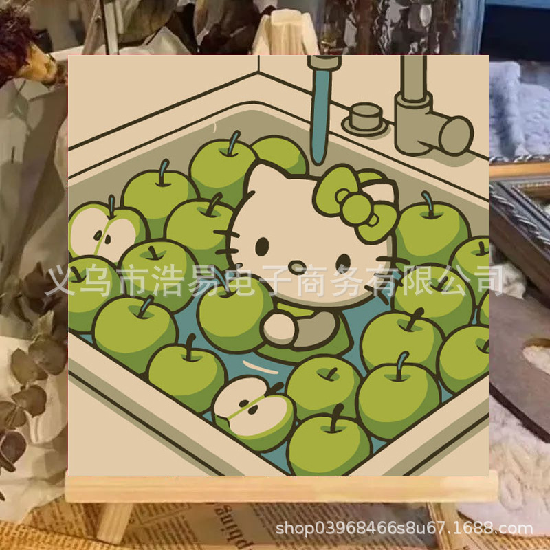 LL259 / 20*20cm paint+brush+backing board