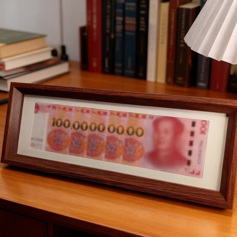 Manufacturer Wholesale Simple Wooden Photo Frames, Coin Decorative Picture Frames, Creative Tabletop Decorations, Gifts for Children and Friends