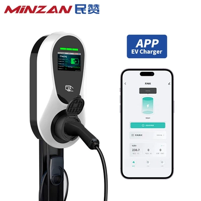 European Standard Type2 Charging Pile 7Kw Household New Energy Electric Vehicle Charger Ac Tesla Three-Phase 22Kw (Elektrikli avtomobil şarj stansiyaları)